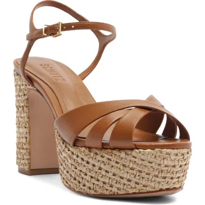 Schutz Keefa Ankle Strap Sandal In Neutral