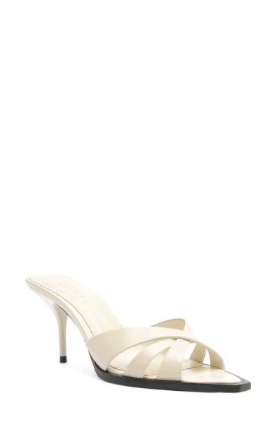 Schutz Keefa Leaf Mule In Neutral