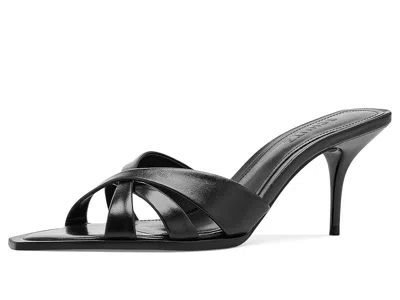 Schutz Keefa Leaf Mule Women's Sandals Black: 5 M