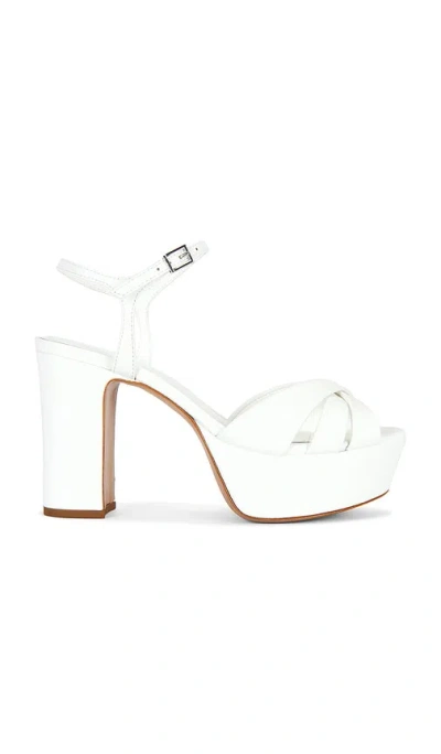 Schutz Keefa Platform Sandal In White