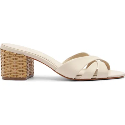 Schutz Keefa Slide Sandal In Off White