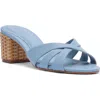 Schutz Keefa Slide Sandal In Sky Blue