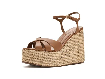 Schutz Keefa Wedge In Brown