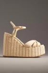 Schutz Keefa Wedge Platform Heels In White