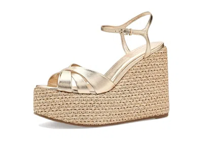 Schutz Keefa Wedge In Silver