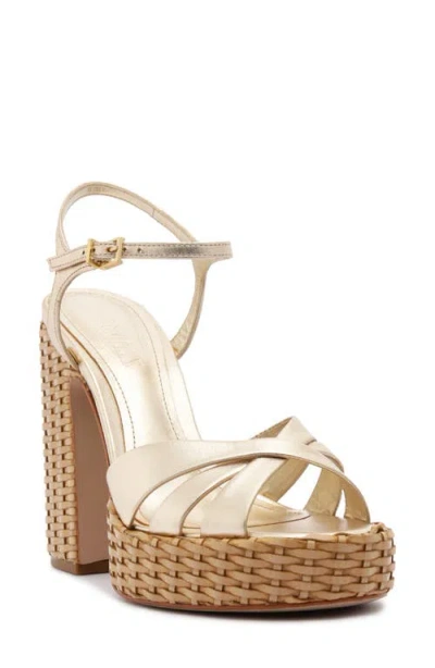 SCHUTZ SCHUTZ KEEFA WOVEN PLATFORM SANDAL