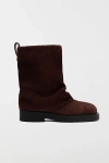 Schutz Keira Foldover Boot In Root Brown, Women's At Urban Outfitters In Brown