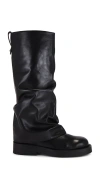 Schutz Keira Up Cloak Boots In Black