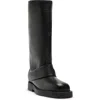 Schutz Keira Up Platform Knee High Boot In Black