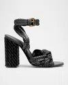 Schutz Khari Ankle Strap Sanndal In Black