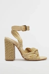 Schutz Khari Woven Heeled Sandal In Beige, Women's At Urban Outfitters