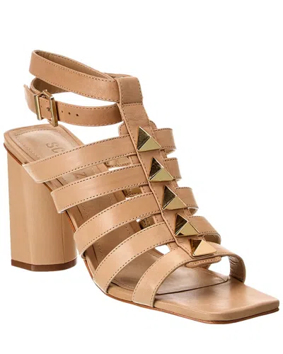 Schutz Kyrie Leather Sandal In Multi