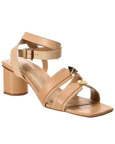 Schutz Kyrie Mid Leather Sandal In Multi