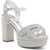 Schutz Latifah Glam Rhinestone Platform Sandal