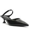 Schutz Laura Mule Kitten Leather Pump In Black