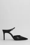 Schutz Laura Mule Slipper-mule In Black Leather