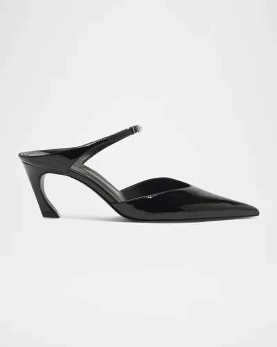 Schutz Laurie Patent Mule Pumps