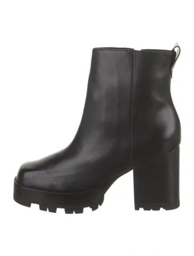 Pre-owned Schutz Leather Boots In Black