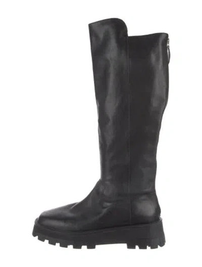 Pre-owned Schutz Leather Boots In Black