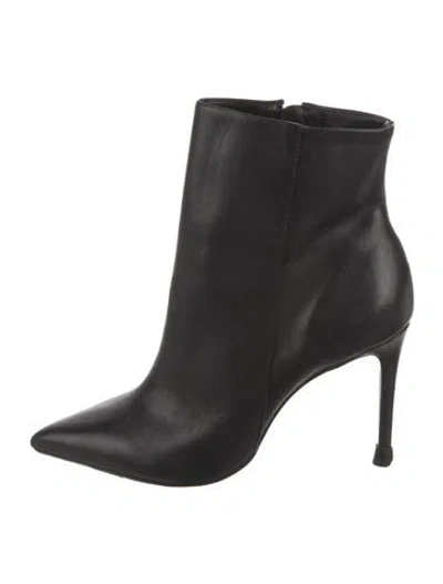 Pre-owned Schutz Leather Boots In Black