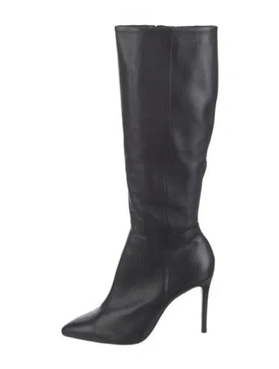 Pre-owned Schutz Leather Boots In Black