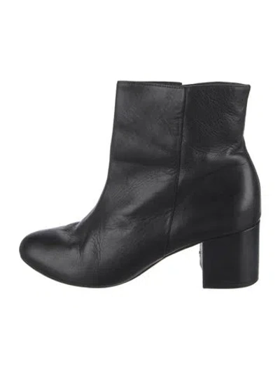 Pre-owned Schutz Leather Boots In Black