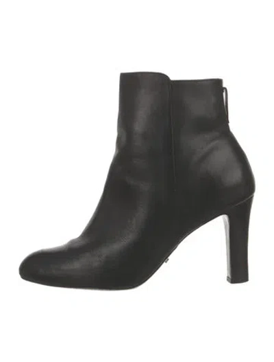 Pre-owned Schutz Leather Boots In Black