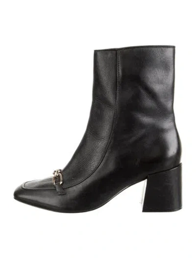 Pre-owned Schutz Leather Boots In Black