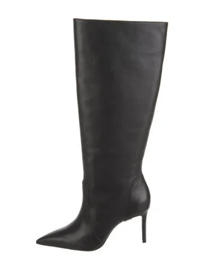 Pre-owned Schutz Leather Boots In Black