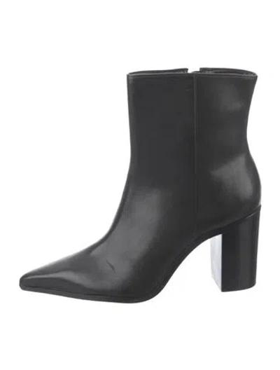 Pre-owned Schutz Leather Boots In Black