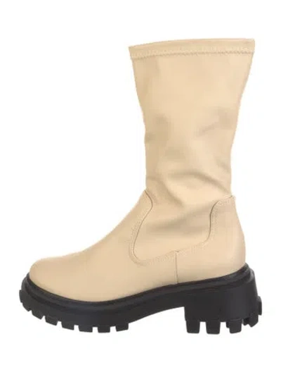 Pre-owned Schutz Leather Boots In Black/neutrals
