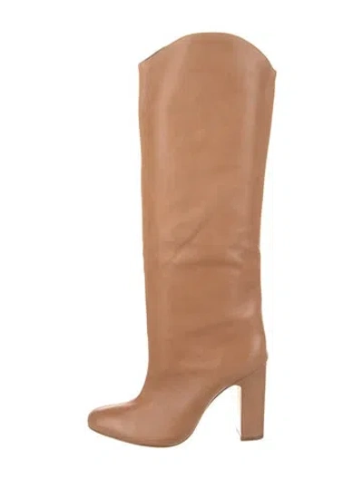 Pre-owned Schutz Leather Boots In Brown