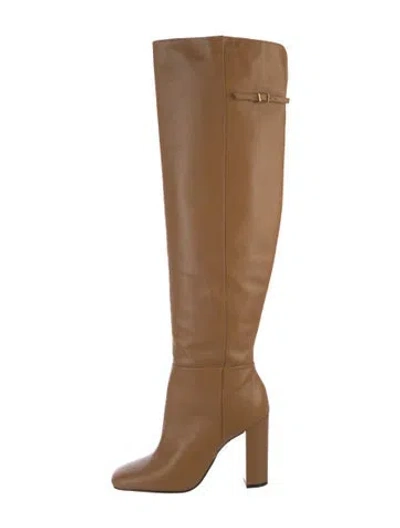 Pre-owned Schutz Leather Boots In Brown