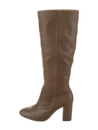 Pre-owned Schutz Leather Boots In Brown