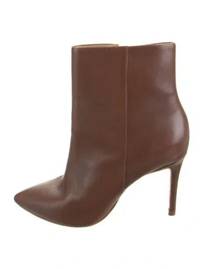 Pre-owned Schutz Leather Boots In Brown