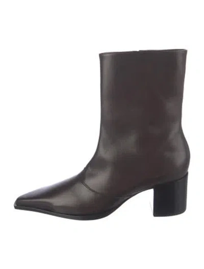 Pre-owned Schutz Leather Boots In Brown