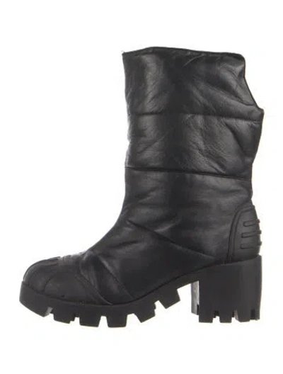 Pre-owned Schutz Leather Boots In Brown