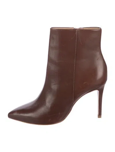 Pre-owned Schutz Leather Boots In Brown