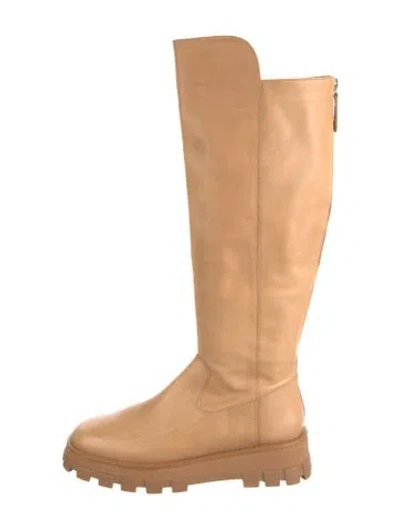 Pre-owned Schutz Leather Boots In Brown