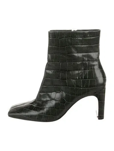 Pre-owned Schutz Leather Boots In Green