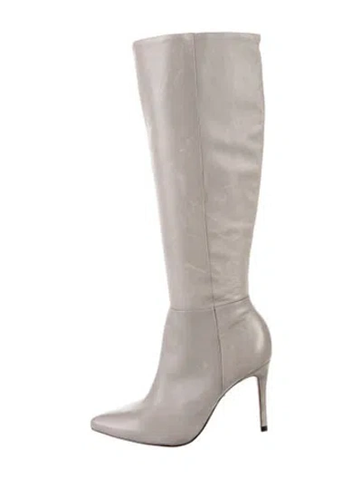 Pre-owned Schutz Leather Boots In Grey