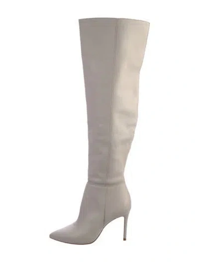 Pre-owned Schutz Leather Boots In Grey