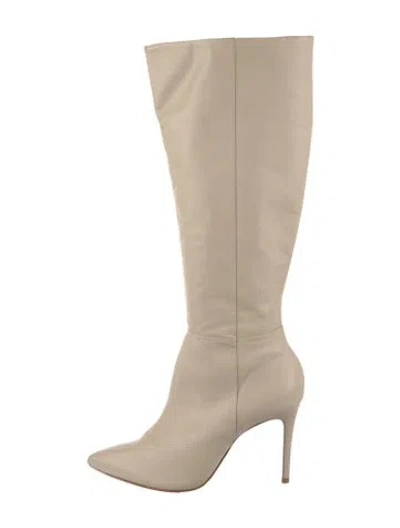 Pre-owned Schutz Leather Boots In Neutral