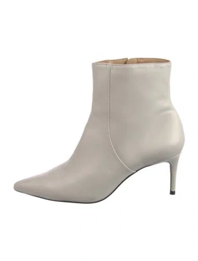 Pre-owned Schutz Leather Boots In Neutral