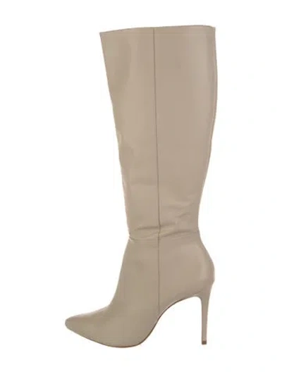 Pre-owned Schutz Leather Boots In Neutral