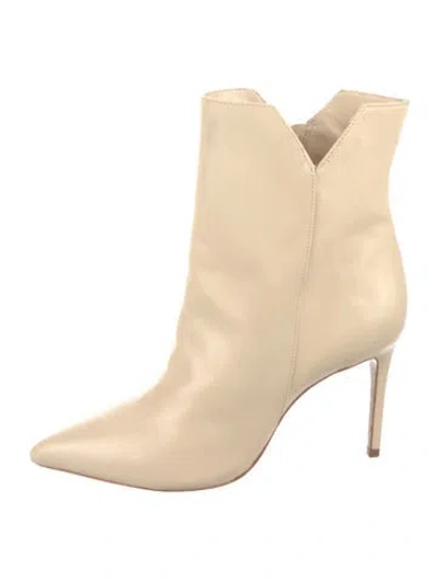 Pre-owned Schutz Leather Boots In Neutral