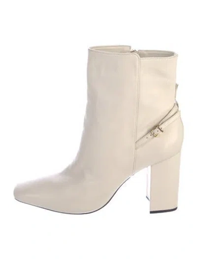 Pre-owned Schutz Leather Boots In Neutral