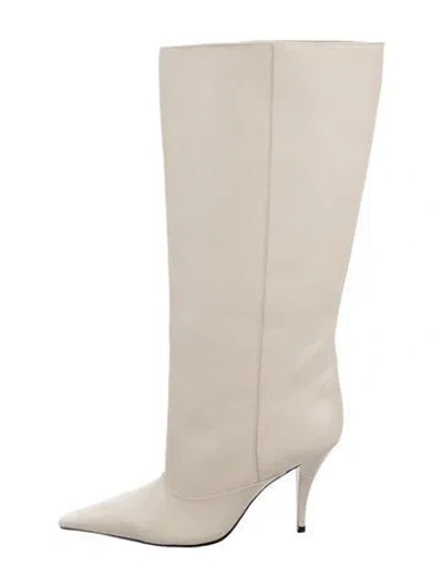 Pre-owned Schutz Leather Boots In Neutral