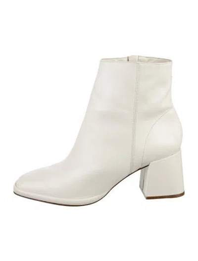 Pre-owned Schutz Leather Boots In Neutrals