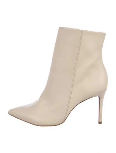 Pre-owned Schutz Leather Boots In Neutrals